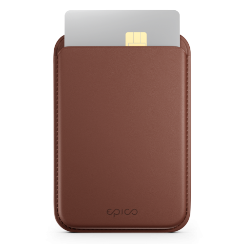 Epico Mag+ Leather Wallet - Brown