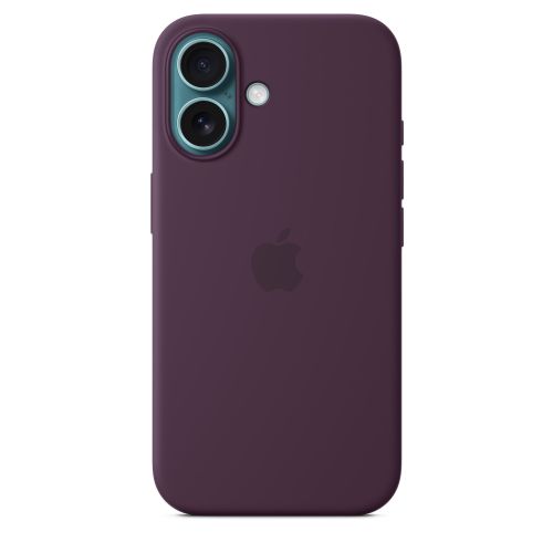 Apple iPhone16 Plus Silicone Case w/ MagSafe - Plum