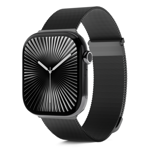 Epico Milanese+ Strap for Apple Watch (44-46 mm) - Space Grey