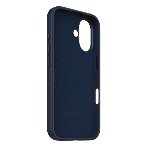 DECODED Silicone Case for iPhone 16 - Navy