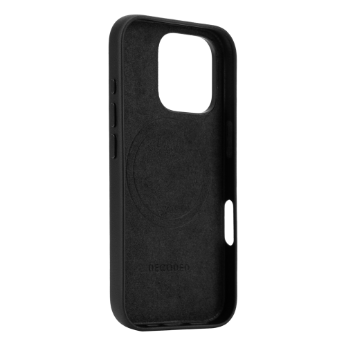 DECODED Leather Case for iPhone 16 Pro Max - Black