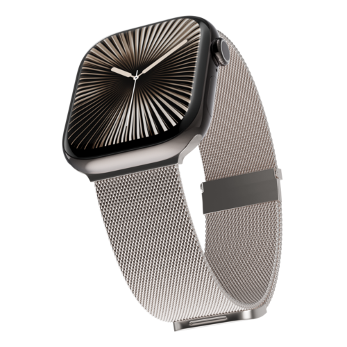 Epico Milanese+ Strap for Apple Watch (44-46 mm) - Starlight