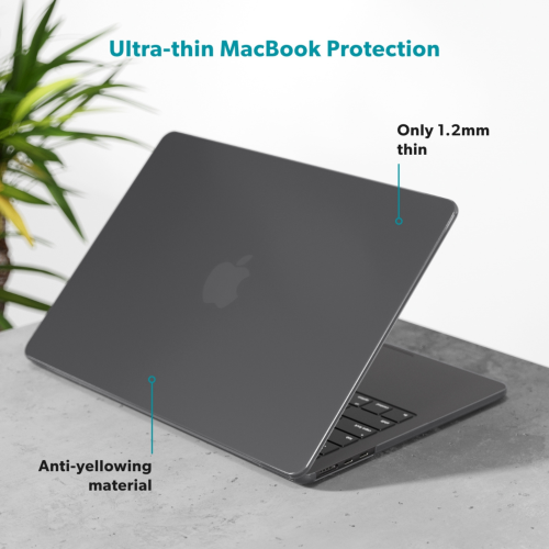 Epico Slim Shell Macbook Air 13.6 - Matt Grey