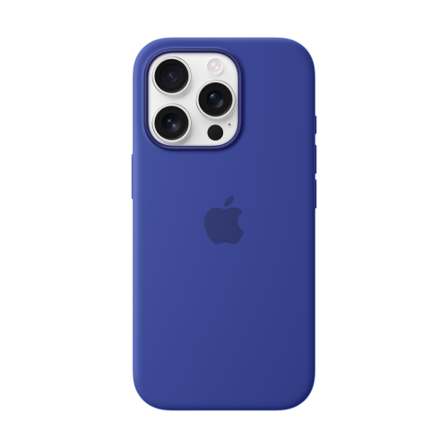 Apple iPhone16 Pro Silicone Case w/ MagSafe - Ultramarine