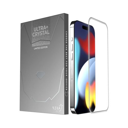 iLera Ultra + Crystal for iPhone 15 Pro Max, White
