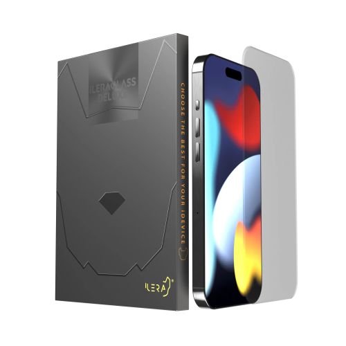 iLera Deluxe Frosted Glass for iPhone 14 Plus/ 13 Pro Max