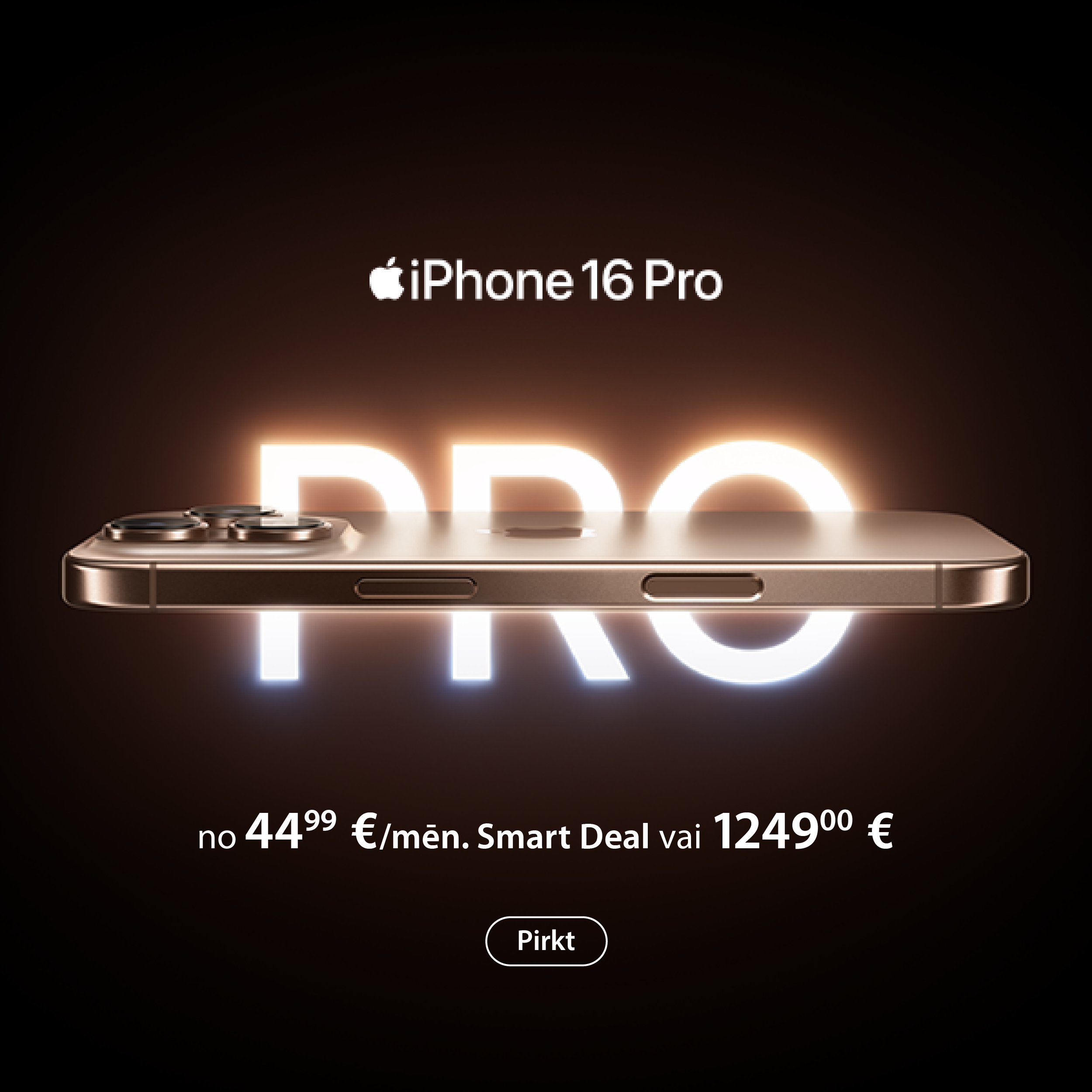 iPhone 16 Pro no 44,99€/mes Smart Deal vai 1259€