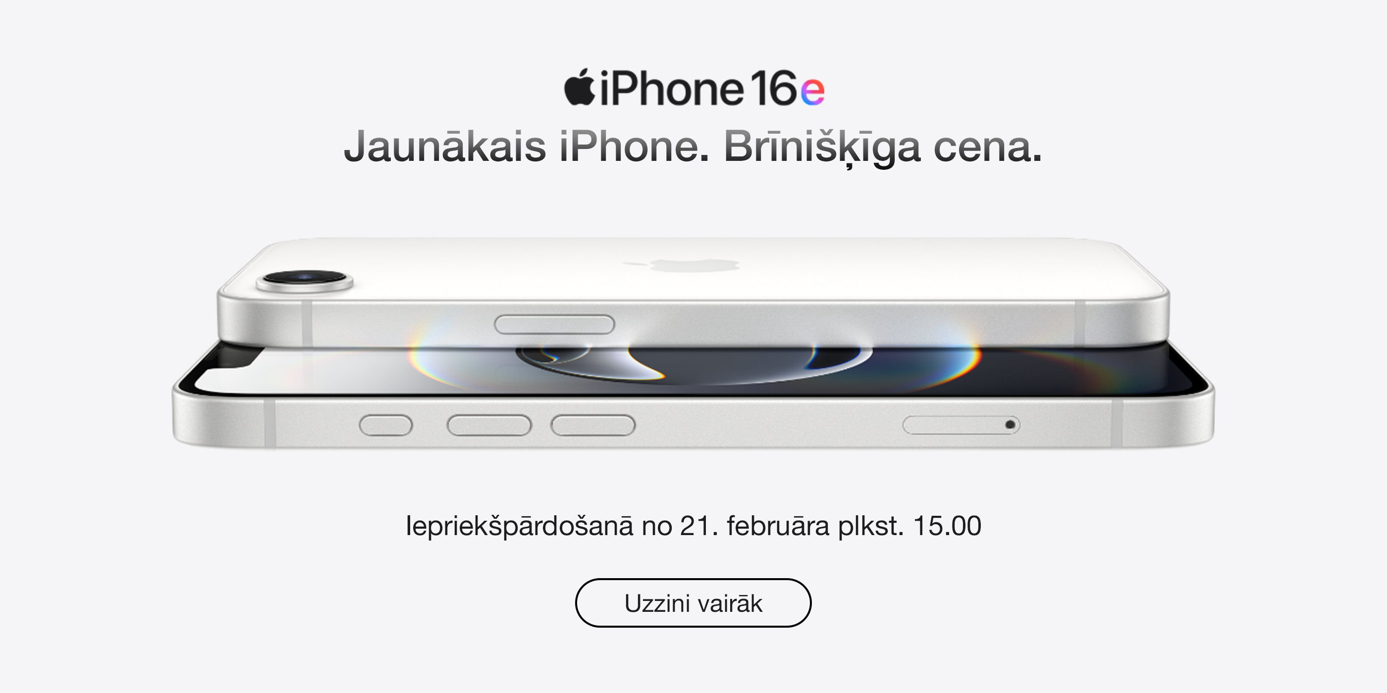 Jaunais iPhone 16e